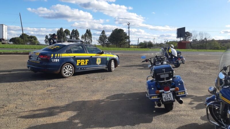 PRF realizou operação de fiscalização de motocicletas