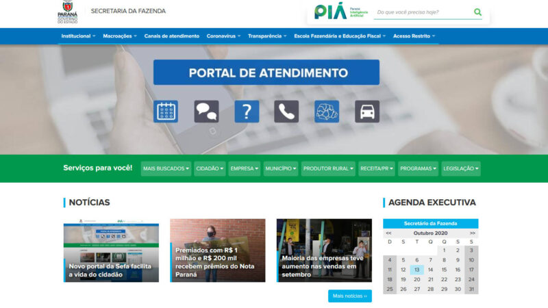 Novo portal da Secretaria da Fazenda facilita acesso aos serviços