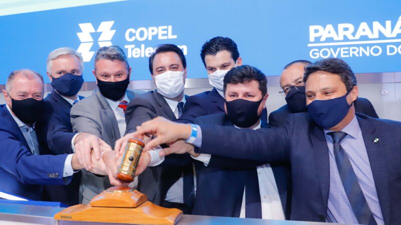 Leilão da Copel Telecom arrecada R$ 2,39 bilhões para o Estado