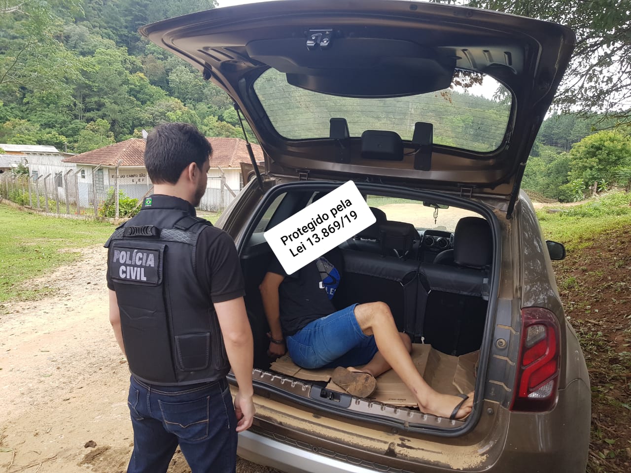 Polícia Civil prende um dos assassinos de pai e filho em Jaguariaíva