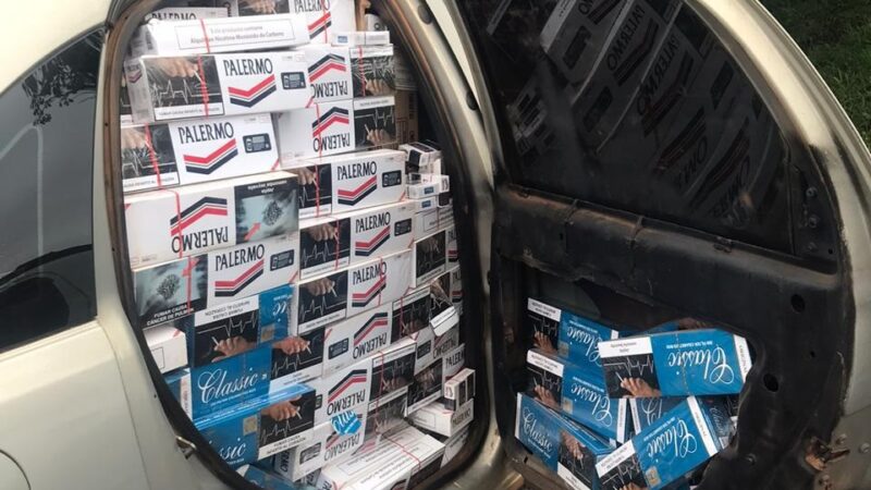 PM apreende mais de três mil maços de cigarros contrabandeados em PG