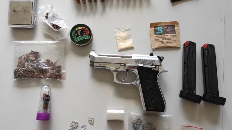 Polícia Civil de Jaguariaíva apreende drogas e arma de fogo