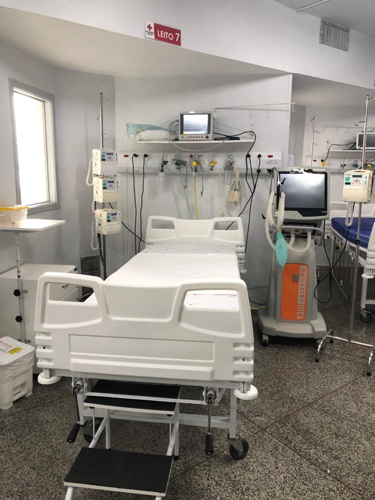 Ocupação em leitos de UTI para Covid chega a 90% no Hospital Cruz Vermelha de Castro