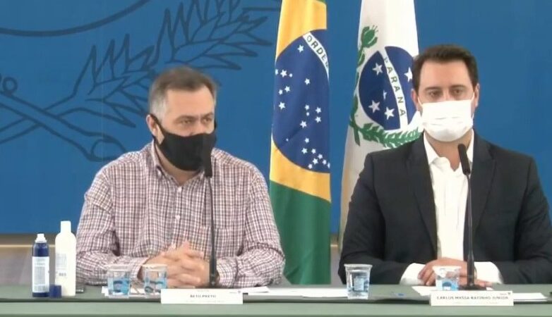 Governador Ratinho Jr. anuncia novas medidas com funcionamento só de atividades essenciais