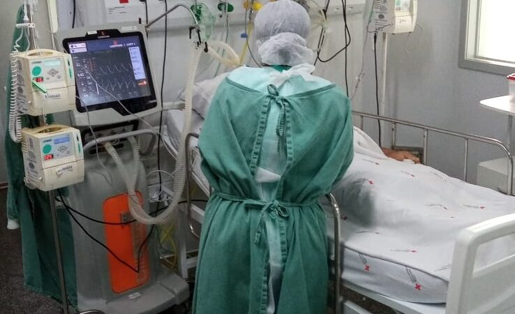 Hospital Cruz Vermelha volta atingir 100% de ocupação em leitos de UTI