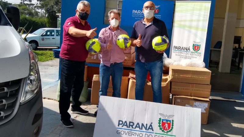 Paraná repassa materiais esportivos a municípios, associações, escolas e Apaes