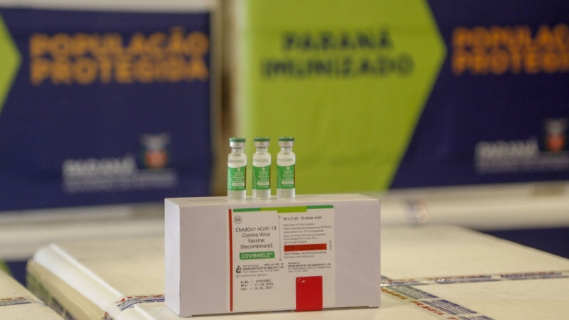 Paraná vai receber mais 235,5 mil doses de vacinas contra a Covid nos próximos dias