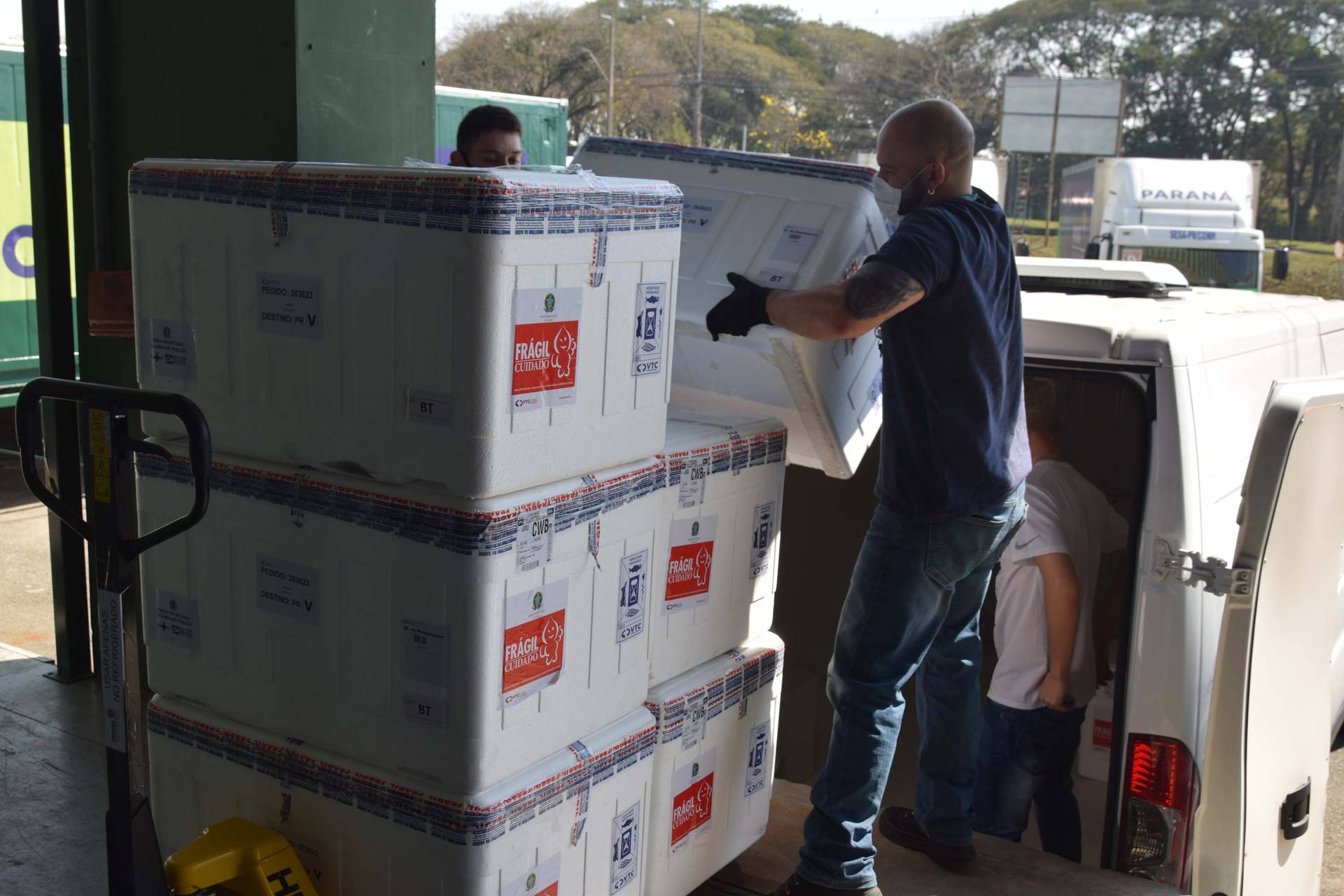 Paraná distribui 445.388 vacinas contra a Covid-19 e 49.750 medicamentos para intubação; veja divisão