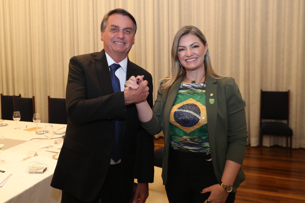 Aline enaltece vinda de Bolsonaro