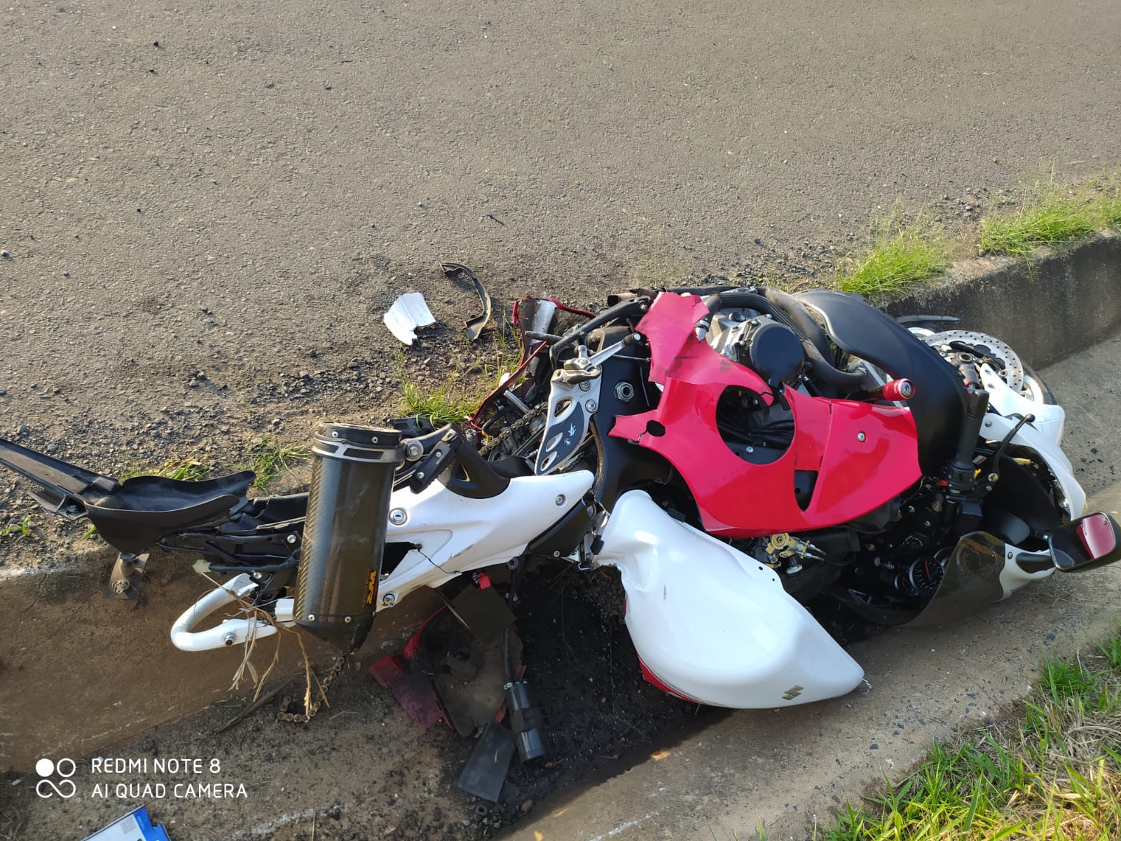 Motociclista fica em estado grave em acidente na BR-153