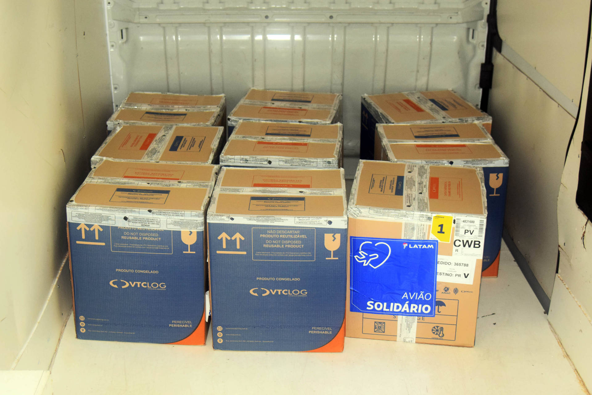 Paraná recebeu mais 63 mil vacinas contra a Covid-19
