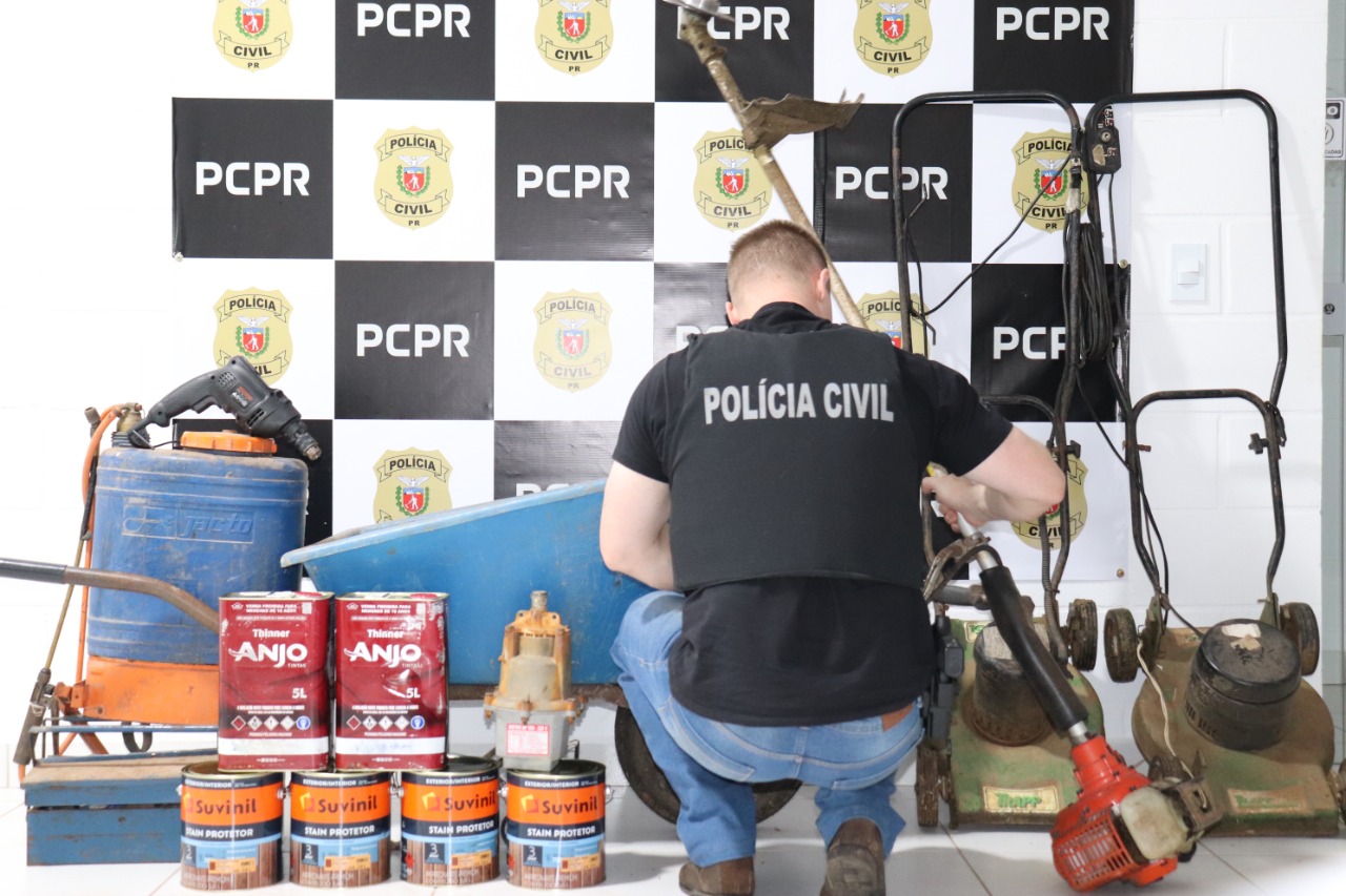 Polícia Civil recupera produtos furtados em Castro