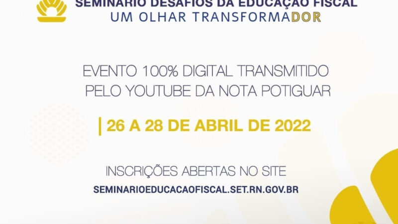 Seminário brasileiro debate os desafios da educação fiscal; inscrições estão abertas