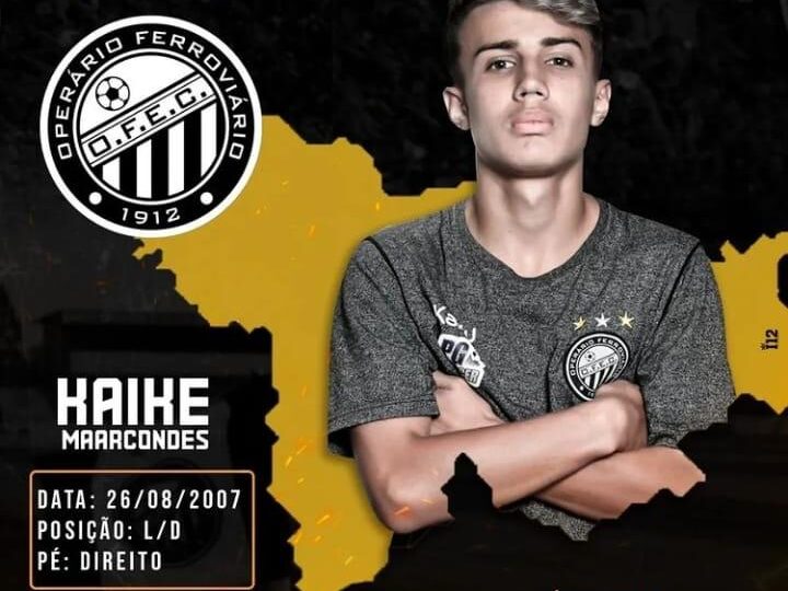 Jogador carambeiense vai disputar o Sul Brasileiro Sub-15 pelo Operário