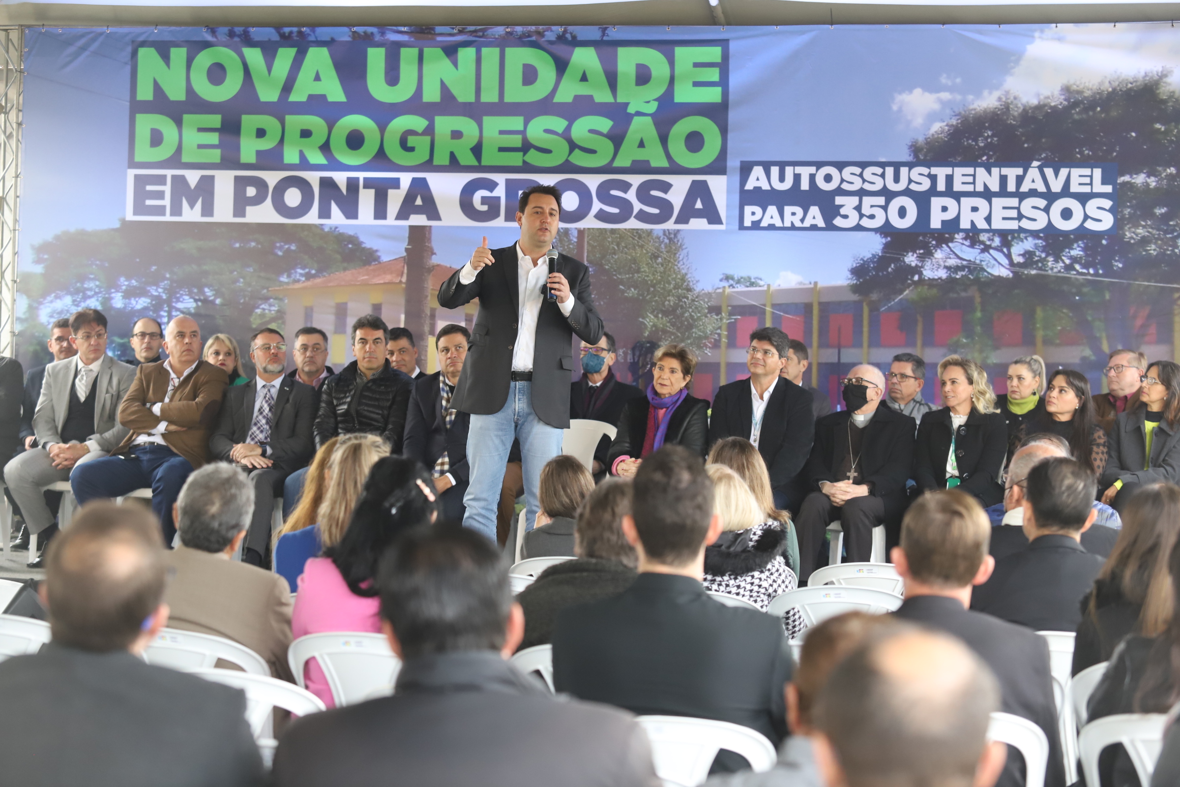 Governador inaugura nova Unidade de Progressão para recuperação de presos em Ponta Grossa