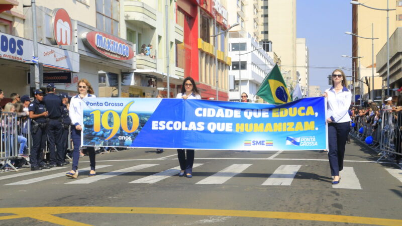 Prefeitura de Ponta Grossa divulga editais para desfiles de 7 e 15 de setembro