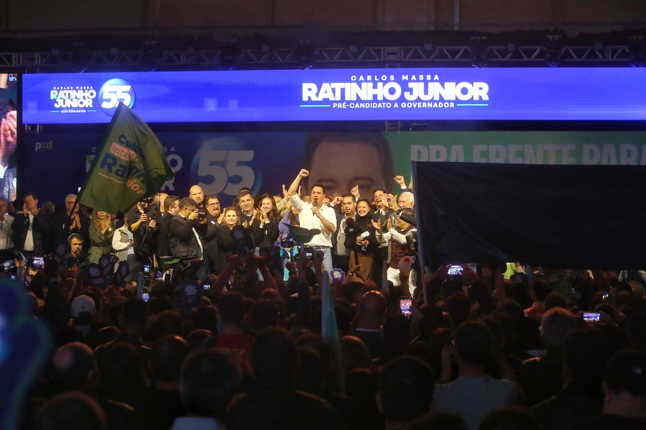 PSD oficializa candidatura de Ratinho Junior à reeleição no Paraná