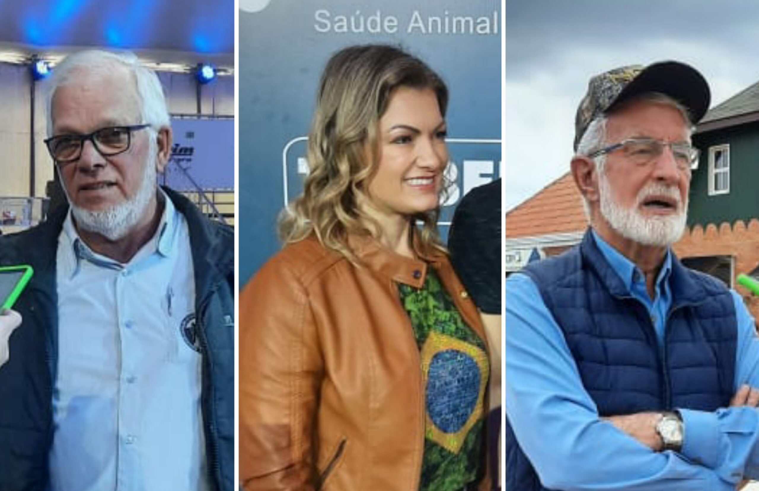 Hans Groenwold, Aline Sleutjes e Frans Borg marcam presença na abertura do Agroleite 2022