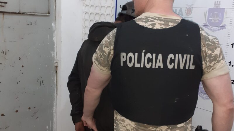 Polícia Civil de Castro prende suspeito de diversos crimes