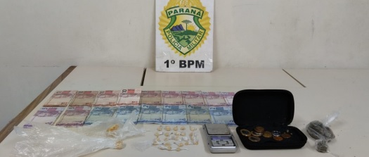 PM prende indivíduo e apreende drogas em Ponta Grossa