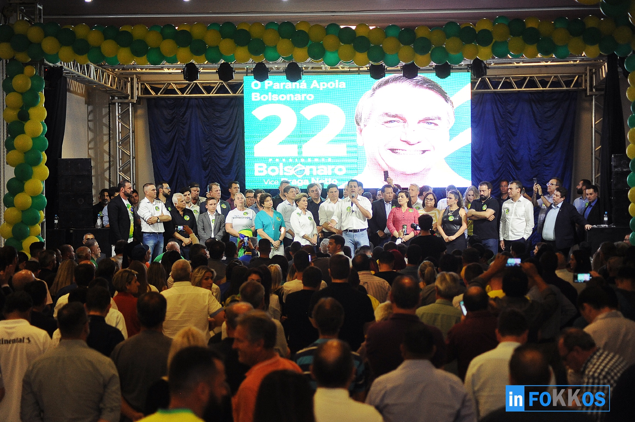 Ao lado de Ratinho Júnior, Elisangela Pedroso anuncia apoio à reeleição de Bolsonaro