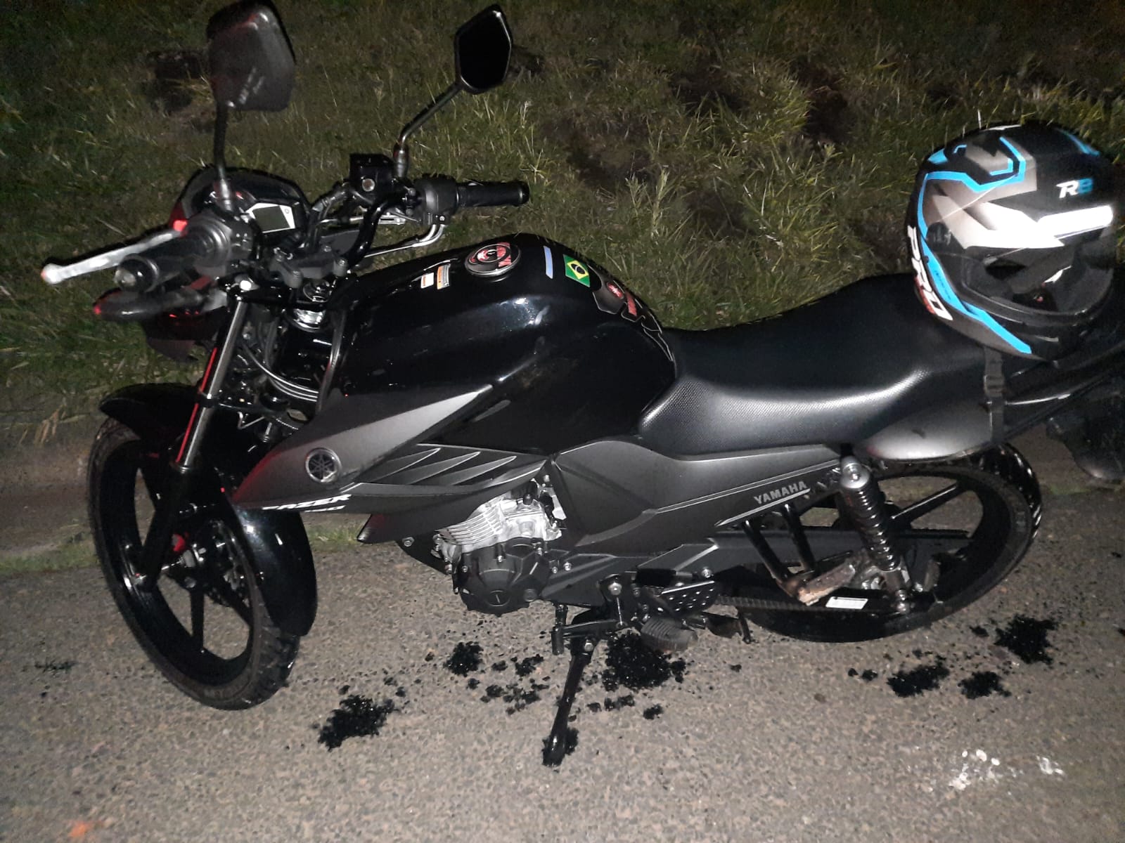 Motociclista fica ferido após sofrer queda na PR-151