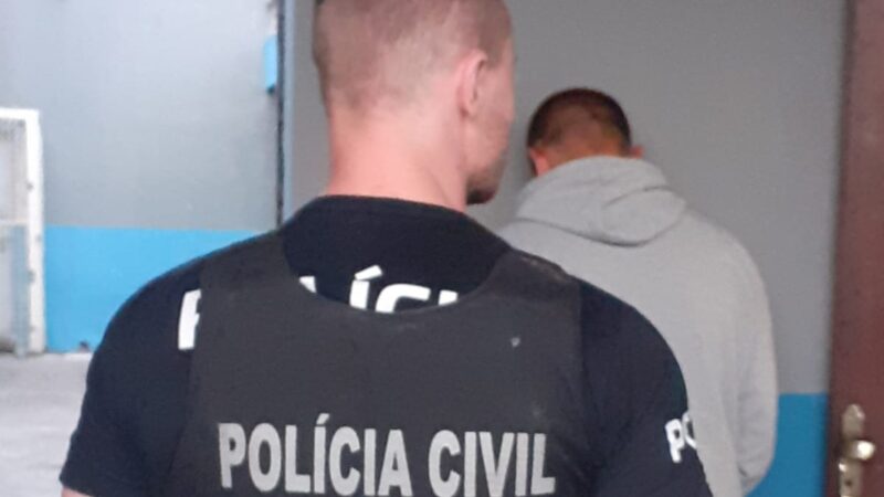 Polícia Civil de Castro prende rapaz condenado por roubos e associação criminosa