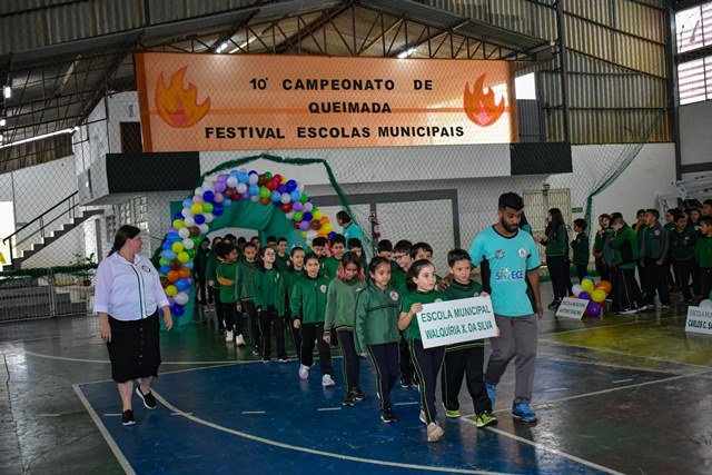 Em Jaguariaíva, 10º Campeonato Municipal de Queimada e 1º Festival das Escolas Municipais promove confraternização e disputa saudável