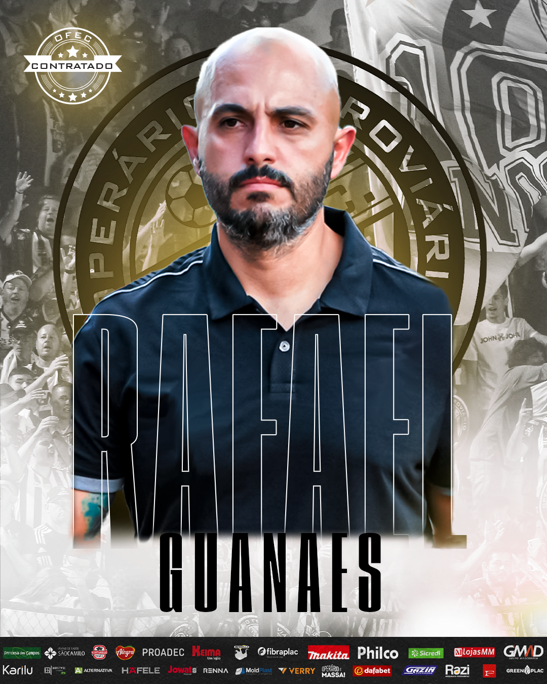 Rafael Guanaes é o novo treinador do Operário Ferroviário