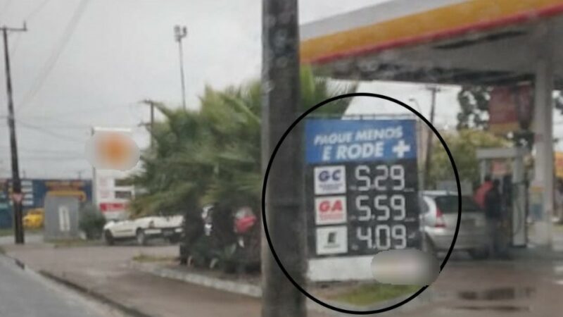Litro de gasolina aditivada já é encontrada a R$ 5,59, em Castro