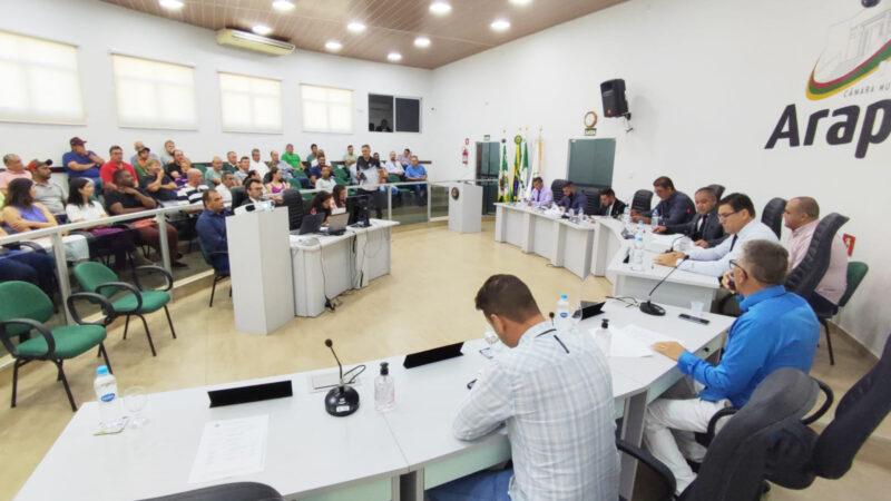 Vereadores retiram projeto polêmico em Arapoti