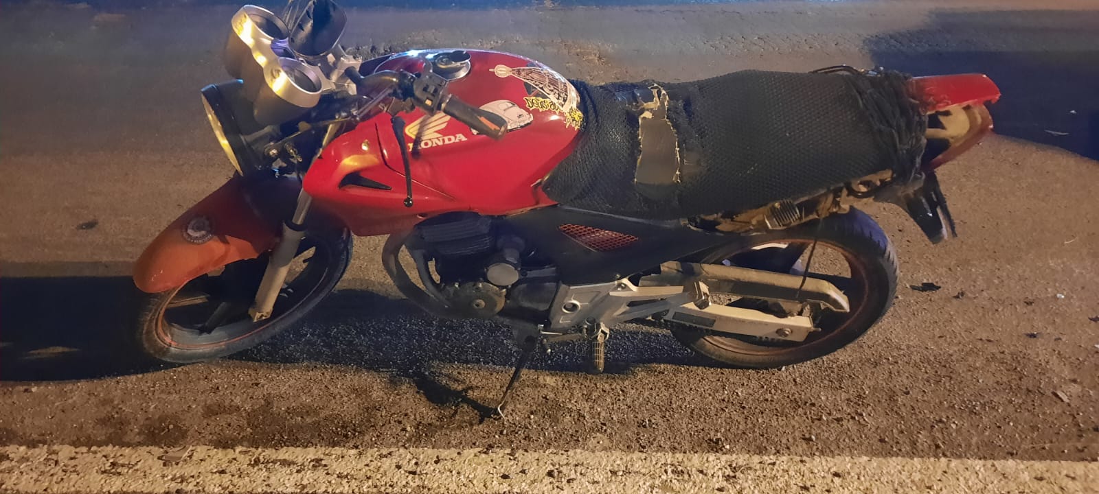 Dois acidentes são registrados na Avenida Ronie Cardoso; motociclista ficou gravemente ferido