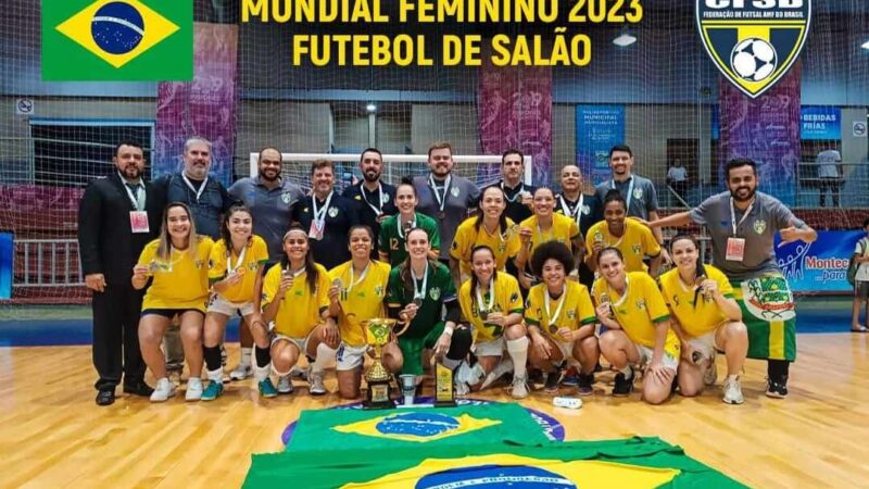 Brasil conquista, invicto, o Mundial de Futebol de Salão Feminino Adulto 2023. Presidente da CFSB é um castrense