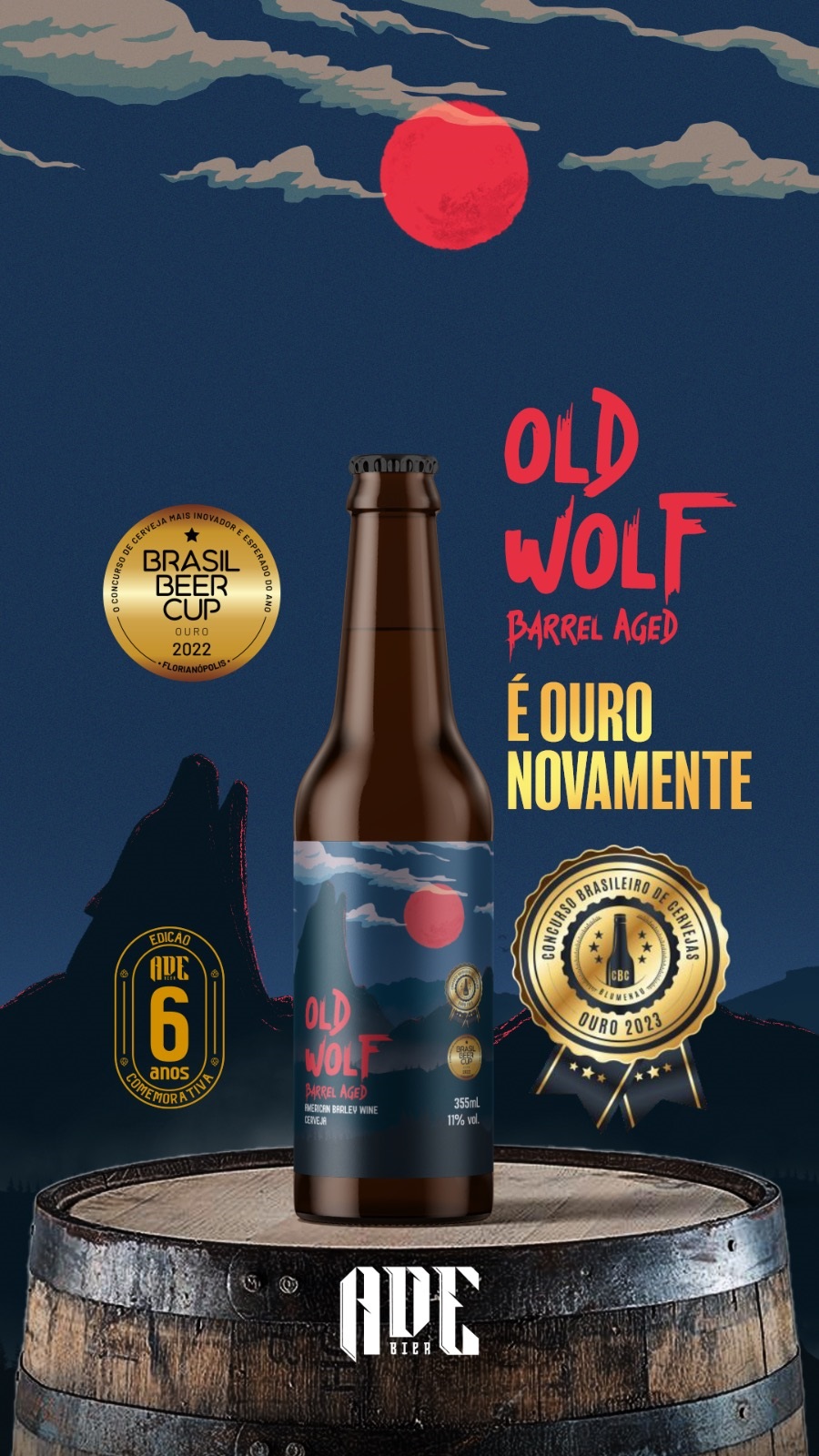 Cervejaria Castrense: Old Wolf recebe prêmio nacional