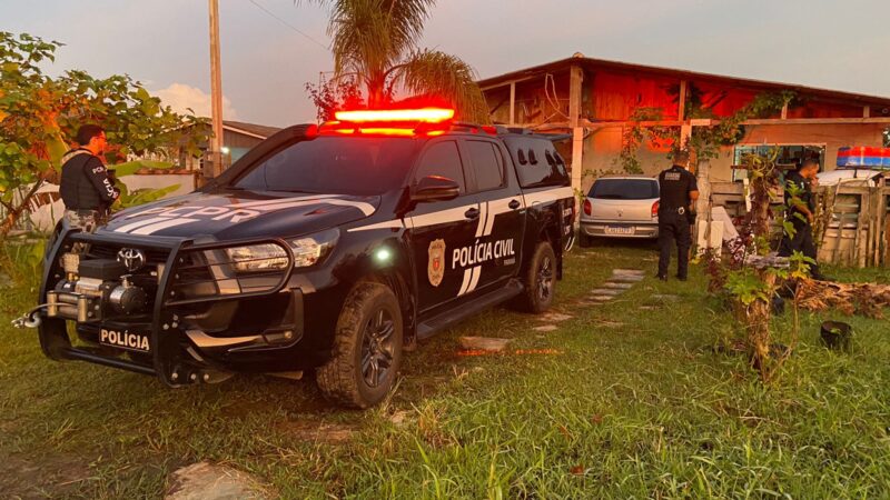Polícia Civil em Castro prende autor de tentativa de corrupção de feminicídio e corrupção de menores em Pontal do Paraná