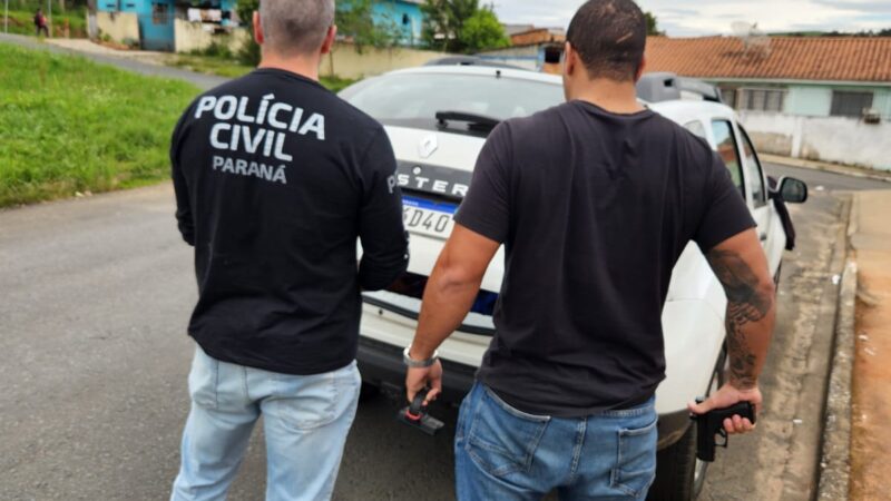 PCPR cumpre mandado de prisão em Jaguariaíva