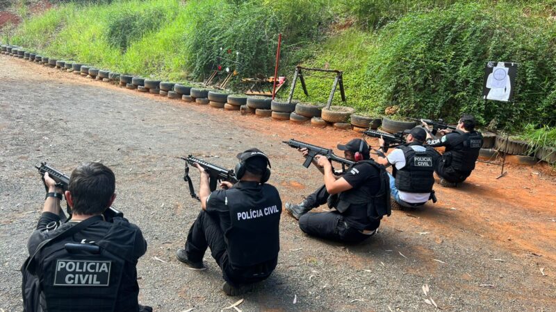 Polícia Civil realiza curso de habilitação fuzil e carabina