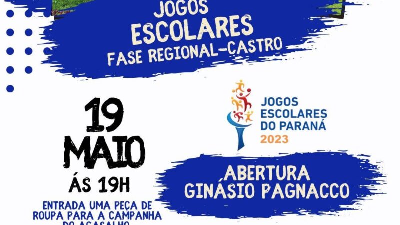 Secretaria de Esporte se prepara para Fase Regional dos Jogos Escolares do Paraná