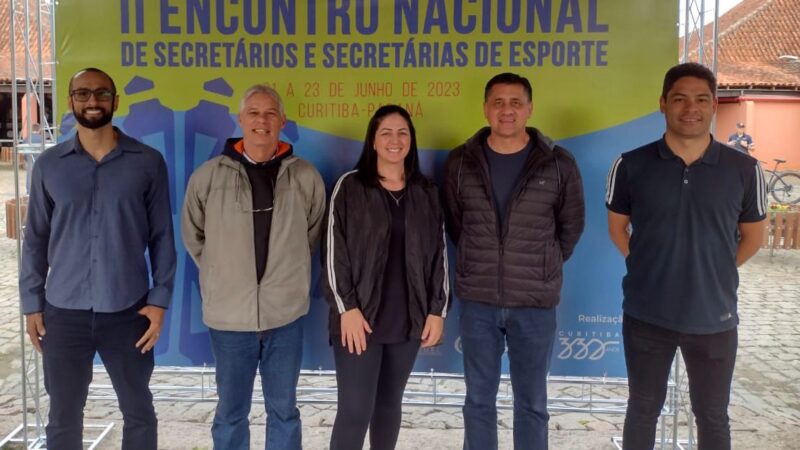Ponta Grossa participa de capacitação em Encontro Nacional de Secretarias de Esportes