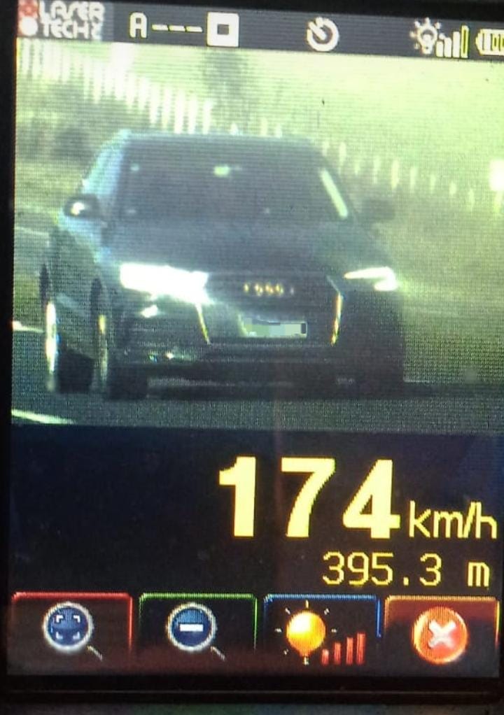 PRF Intensifica Operação: Fiscalização de velocidade flagra automóveis acima de 170 km/h