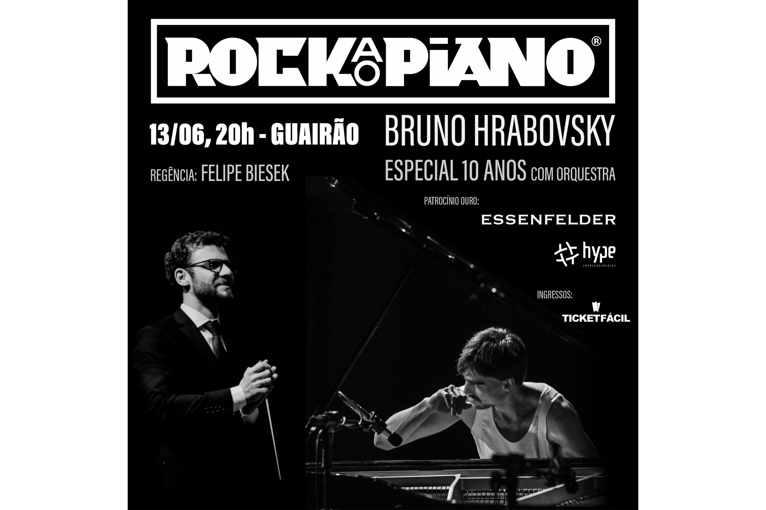 Teatro Guaíra recebe projeto Rock ao Piano nesta terça-feira