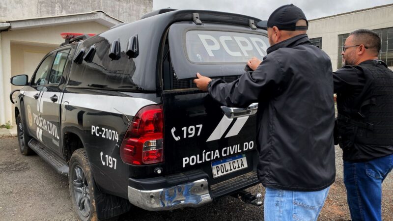 Polícia Civil de Palmeira cumpre mandado de prisão preventiva