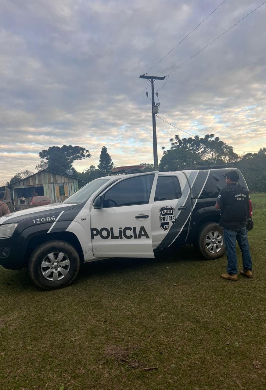 Polícia Civil em Teixeira Soares prende mais um suspeito por crime de vulnerável