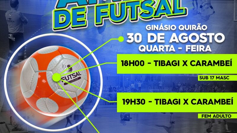 Tibagi recebe nova rodada da 11ª Copa AMCG de Futsal
