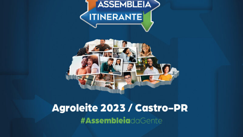 Assembleia Itinerante promove Sessão Especial em Castro na próxima quinta-feira (10)