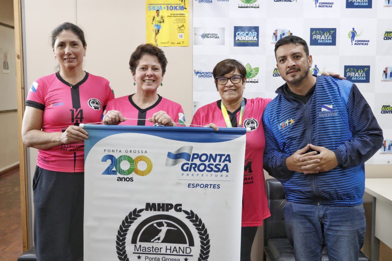 Ponta-grossenses disputarão a Copa América de Handebol Master em novembro