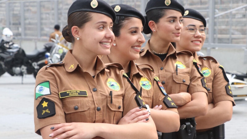 467 mulheres fazem parte da nova turma de policiais militares no Paraná