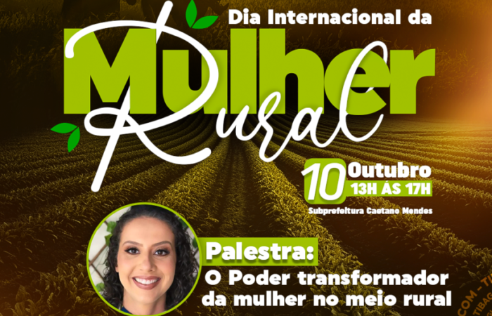 Tibagi realiza evento para valorizar mulheres do campo em Caetano Mendes