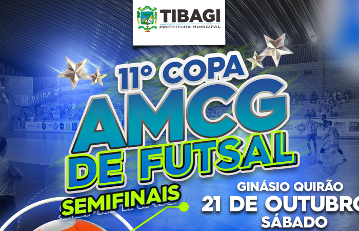 Equipes de Tibagi estão classificadas para as semifinais da Copa AMCG de Futsal