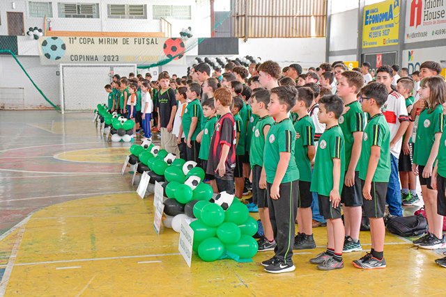 Aberta a 11ª Copa Mirim de Futsal em Jaguariaíva
